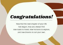 These messages have been used by others and popularized as a source of inspiration. Online Simple Congratulations Wishes Postcard Template Fotor Design Maker