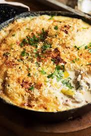 Oyster Pie With Leeks Bacon And Mashed Potatoes Recipe Recipe Recipes Oyster Recipes Leeks