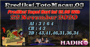 Prediksi Toto Macau 03 22 November 2020 In 2020