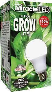 Miracle Led Ultra Grow Lite Replace 150w Full Spectrum Daylight Walmart Com Grow Lights For Plants Grow Light Bulbs Growing Plants Indoors