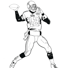 There are tons of great resources for free printable color pages online. Cartoon Football Player Coloring Pages