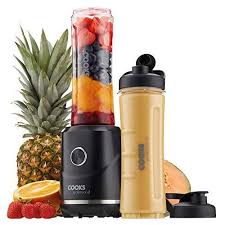 Black Decker Hand Mixer 250w Cooks Professional Blender Smoothie Maker With Two Bottles 250w Black Shakes On The Go Amazon Co Uk Smoothie Makers Smoothie Blender Juicing With A Blender
