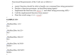 Solved 9 Write A Complete C Program Which Reads One He Chegg Com
