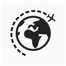 Fly Map Direction Flight Globe Coordinates Base Icon Download On Iconfinder Travel Icon Traveling By Yourself Globe Tattoos