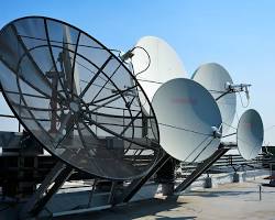 Image of satellite TV dish