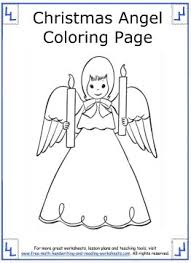 The jungle bells sheet music might just be my favorite. Christmas Angel Coloring Pages