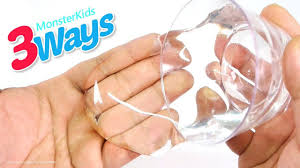 Diy 3 Ways To Make Clear Slime How To Make Clear Slime Liquid Glass Schleim Selber Machen Schleim Kontaktlinsenlosung