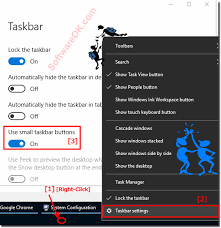 The control panel display settings will help you alter the text sizes of individual items like title bars, menus, message boxes, palette titles, tooltips and icons. Small Icons Size In Taskbar Of Windows 10