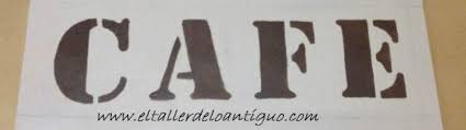 Como Pintar Con Plantillas De Letras El Taller De Lo Antiguo Esta tira pode ter a largura que você desejar. como pintar con plantillas de letras