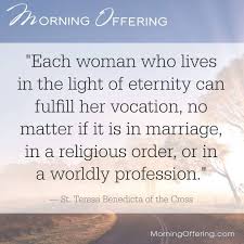 Christopher Edwards On Instagram St Edith Stein Catholic Christianwoman Vocations Mother Teresa Quotes Saint Quotes Catholic Quotes