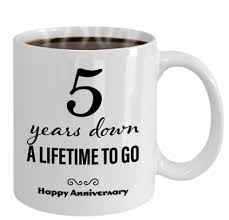 Patrice is a writer specializing in lifestyle hacks, home decor, and product recommendations. 5th Anniversary Gifts For Her Wedding Anniversary Gift 5 Years Down Coffee Mug Ebay