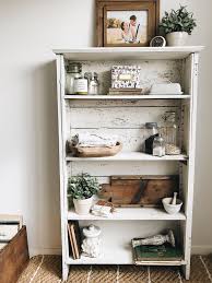 Milk Paint Bookshelf Decor Chippy White Farmhouse Rustic Antique Salvage Kitchen Shelf Bookshelf Decor Farmhouse Bookshelf Decor Painted Bookshelves