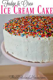 Easy Ice Cream Cake Recipe Just 5 Ingredients This Delicious House Recipe Best Ice Cream Cake Ice Cream Cake Easy Ice Cream Cake