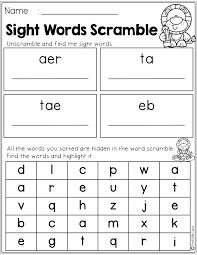 Sight Words Scramble Sight Words Learning Sight Words Dolch Sight Words