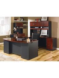 This itemsauder heritage hill executive desk, classic cherry finish. Sauder Via Executive Desk 71 12 W X 35 12 D Classic Cherrysoft Black Office Depot