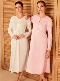 Feyza Pijama Feyza Uzun Kollu Penye Gecelik 3255 Gecelik Penyegecelik Gecelikmodelleri Pijamacomtr Gecelikler Moda Stilleri Uzun Kollu