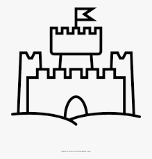 Tips from the pros on building a sand castle that's the envy of the beach. Sand Castle Coloring Page Kale Vektor Hd Png Download Transparent Png Image Pngitem