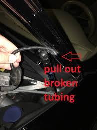 991 windshield washer fluid hose replacement rennlist porsche discussion forums 991 windshield washer fluid hose