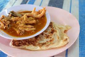 Roti Canai With Chicken Feet At Warung Pak Hassan Kampung Baru Kl I Come I See I Hunt And I Chiak Roti Classic Breakfast Curry Recipes