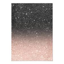 Ombre Black And Blue Glitter Background Black Rose Gold Glitter Elegant Chic Sweet 15 Invitation Zazzle Com Gold Glitter Background Rose Gold Glitter Rose Gold Backgrounds