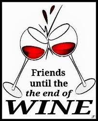 Friends Until The End Of Wine Wijn Grappen Wijn Gezegden Wijn Grapjes