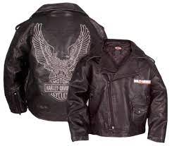 Harley Davidson Boys Laundered Faux Leather Biker Jacket Faux Leather Biker Jacket Pleather Jacket Harley Davidson Kids