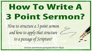 In this case, i asked the how question. How To Write A 3 Point Sermon Keeping It Super Simple