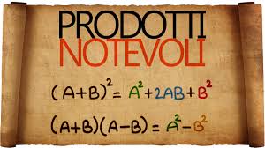 Prodotti Notevoli Quadrato Di Un Binomio E Somma Per Differenza Youtube