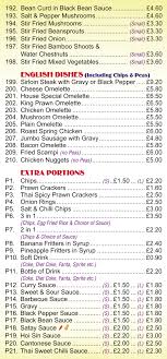 Many guests have noticed that the service is nice. Menu For Bo Bo Oriental Chinese Food Takeaway In Stapleford