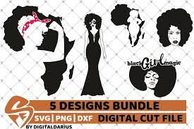 Download 5x Black Woman Bundle Svg Afro Lady Svg File Africa Svg 218406 Cut Files Design Bundles