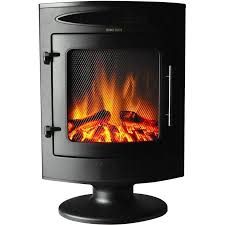 Considerations before buying an electric fireplace. Cambridge 19 7 In W Black Fan Forced Electric Fireplace Lowes Com Free Standing Electric Fireplace Fireplace Heater Electric Fireplace