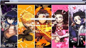 Perfect screen background display for desktop, iphone, pc, laptop, computer, android phone, smartphone, imac, macbook, tablet, mobile device. Demon Slayer Chrome Themes Themebeta