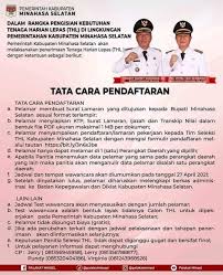 Surat lamaran pekerjaan yang digabungkan dengan riwayat hidup atau cv (curriculum vitae). Hanya 847 Thl Pemkab Minsel Buruan Segera Mendaftar