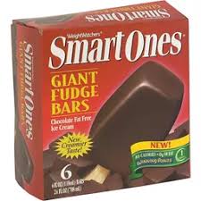 Diet desserts that will keep a dish looking like a dish. Smart Ones Giant Fudge Bars Chocolate Fat Free Ice Cream Ice Cream Treats Toppings Fairplay Foods