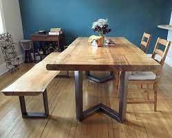 Like new dining room table used for less than a year. Live Edge Silver Maple Dining Table By Aspen Woodshop Seen At Private Residence Denver Wescover