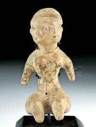 Female figure 10th century b.c. Rare Tlatilco Pottery Seated Double Faced Female Figure Sold At Auction On 20th December Bidsquare