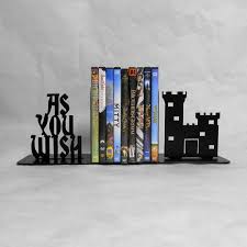 As You Wish Metal Bookends Castle Movies Books The Princess Bride Organizer Bookends Castle Movie Princess Bride