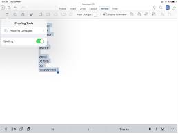 Spell Check For Word App On Ipad Microsoft Community