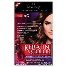 Schwarzkopf Keratin Color Anti Age Hair Color 6 0 Delicate