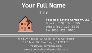 No design or images of your own? Real Estate Investor Business Cards Ultimate Guide 2021 Update
