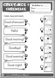 Greetings Worksheet Http Eslchallenge Weebly Com English Yes 1 Html Learning English For Kids English Worksheets For Kids English Teaching Resources