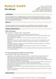 Be the final authority in dealing with all individual guest issues as they occur and try to resolve the issues to a satisfactory outcome for the guest/resort and updates guest history accordingly. Office Manager Resume Samples Qwikresume