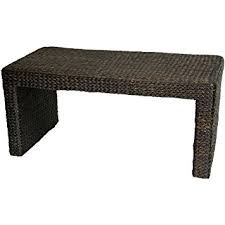 This sophisticated coffee table echoes the peace and calm of a seaside escape. Natural Oriental Furniture Rustic Coffee Table Foot Stool 30 Inch Woven Water Hyacinth Rattan Style Round Ottoman Platform Mimbarschool Com Ng