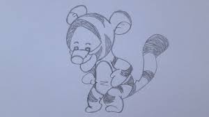 Como Dibujar A Tigger De Winnie The Pooh Youtube