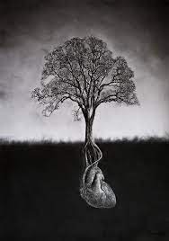 I Need A Guide Jono Dry Black And White Drawing Human Tree Art