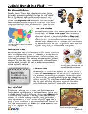 Check for understanding by using the true/false activity found on the teacher's active. Judicial Branch In A Flash Pdf Teacher U2019s Guide Judicial Branch In A Flash Learning Objectives Students Will Be Able To Identify The Basic Levels And Course Hero