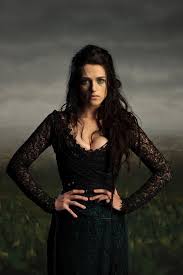 The Costumes Of Merlin The Black Lace Dress Merlin Morgana Merlin Katie Mcgrath