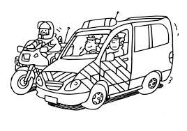 Gratis malvorlagen von polizeiauto für kinder zum drucken und ausmalen. Polizei 4 Ausmalbilder