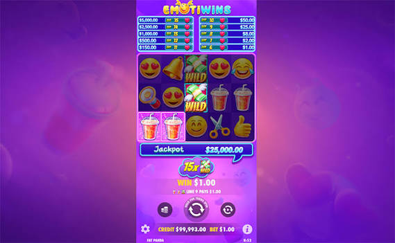 Emotiwins Slot >> Play Online