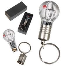 Light Bulb Usb Drive W Keychain 4 Gb Usblb 4gb Ideastage Promotional Products